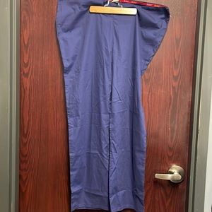 Two Dickies Navy blue unisex drawstring scrubs pants